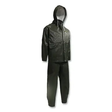 ONGUARD 7601700.3X PVC Rain Suit, Yellow, 3XL