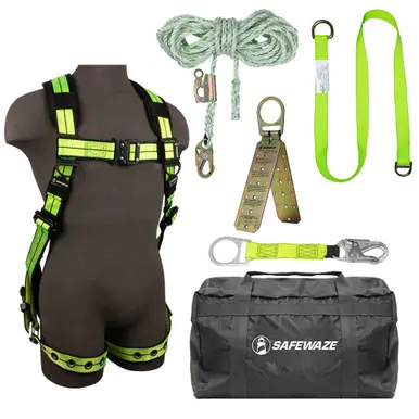 Safewaze 020-3123 - PRO+ Bag Roof Kit FS-FLEX185-L/XL Harn, FS700-50GA VLL, FS813 Extender,