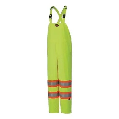Pioneer V1090260U-M Hi-Vis Lightweight Waterproof Safety Pant, Yellow/Green, M