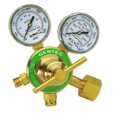 GENTEC 152X-80 Single Stage Oxygen Regulator, CGA 540, 4,000 PSI Inlet