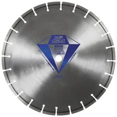 DDM Concut HP 1024155 - 24" x .155 x 1" Cured Concrete 5-35 HP Saws Diamond Blade