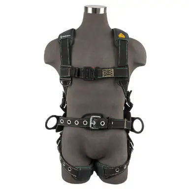 Safewaze 020-1263 - Arc Flash Construction Harness DE 3D, DE QC Chest, TB Legs (2X)