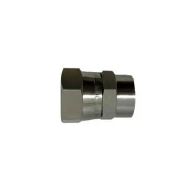 Midland Industries SSWO-32FJ - Pipe Adapter, 2" Female JIC x 2" Weld-On, Stainless Steel