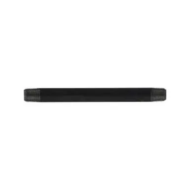 Midland Industries 57012 - Welded Pipe Nipple, 1/8" MPT x 1/8" MPT, 7" L, Steel, Black, SCH 40