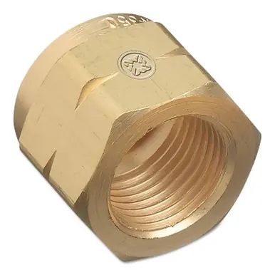 Western 682P Regulator Inlet Nut, CGA-350, H2/Natural Gas, Plastic