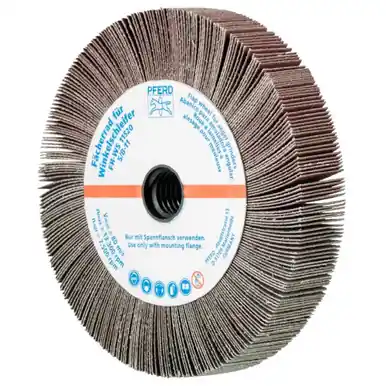 PFERD 45757 4-1/2" x 3/4" Unmounted Flap Wheel 5/8-11 Thread - Aluminum Oxide - 180 Grit (2pk)