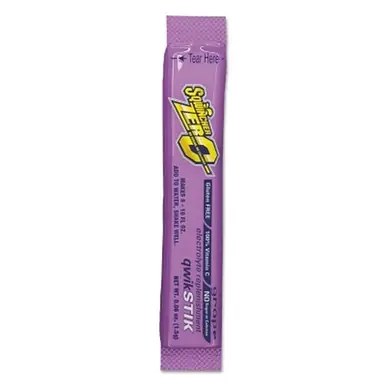Sqwincher 159060204 Qwik Stik ZERO Sugar, Grape, 0.06 oz, Makes 10 oz