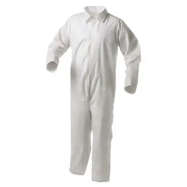 Kimberly-Clark 38917 KleenGuard A35 Coveralls, M, White