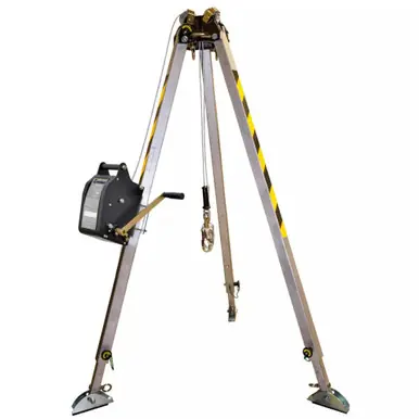 Safewaze 021-11026 - 7‘ Adjustable Tripod Kit, 65‘ Personnel Winch