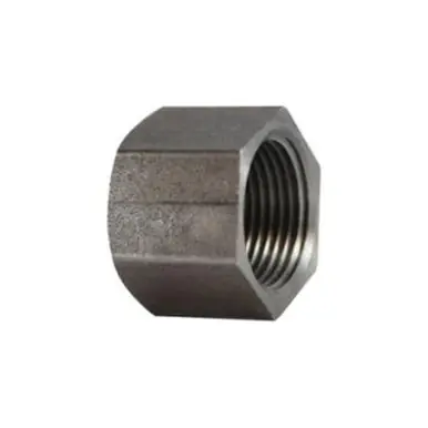 Midland Industries 67476 - Hex Cap, 1-1/4" NPT(F), Steel, Black, 150 lb