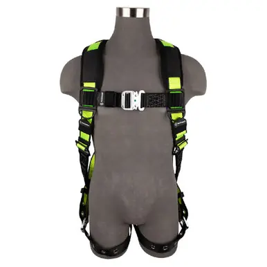 Safewaze FS185-QC-3X - PRO Full Body Harness 1D, QC Chest, TB Legs (3X)