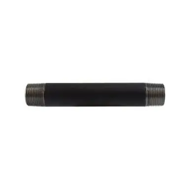 Midland Industries 59096SMLS - Seamless Pipe Nipple, 3/4" MPT x 3/4" MPT, 12" L, Steel, Black, SCH