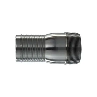 Midland Industries 973854 - Combination Nipple, 1-1/2" Hose Barbed x 1-1/2" MIP, 3-7/8" L, Steel