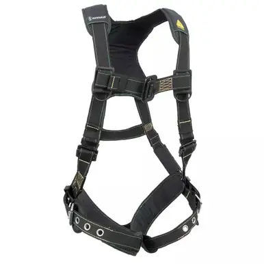Safewaze 020-1286 - Arc Flash Full Body Harness DE 1D, DE MB Chest, TB Legs (XL)
