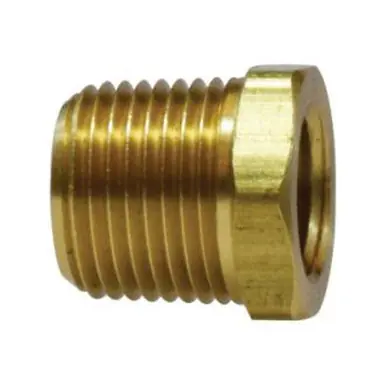 Midland Industries 06110-1612-001 - Reducer Hex Bushing, 1" MPT x 3/4" FPT, 1.31" Brass