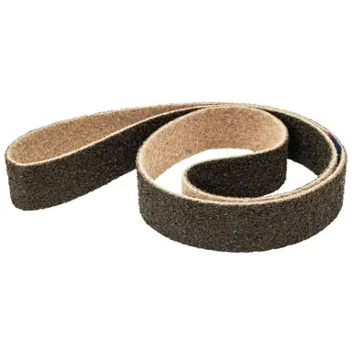 PFERD 43586 - 2" x 72" POLIVLIES Surface Cond. Belt 100 Grit, Aluminum Oxide Coarse Grade (10pk)