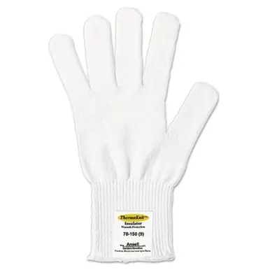 ActivArmr 78-150 Thermal Insulation Gloves, One Size, White (12pk)