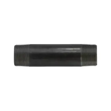 Midland Industries 57134 - Welded Pipe Nipple, 1-1/4" MPT x 1-1/4" MPT, 11" L, Steel, Black, SCH 40