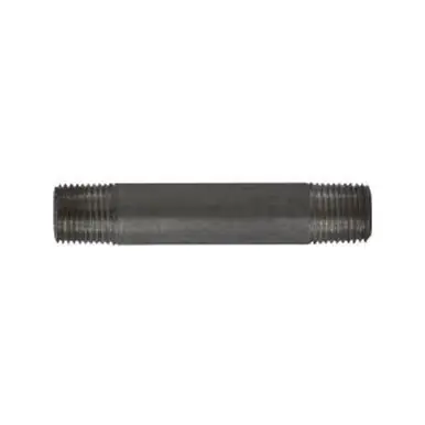 Midland Industries 51010 - Seamless Pipe Nipple, 1/8" MPT x 1/8" MPT, 5-1/2" L, Stainless Steel, SCH