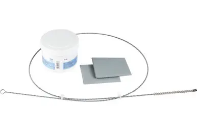 PFERD 96111 - Flexible Shaft Maintenance Set BW 4/6 - Includes Casing Brush, Cloth, and Shaft Grease