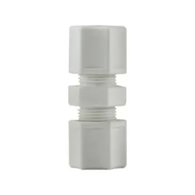 Midland Industries 17081P - Reducing Union, 1/2" Compression x 3/8" Compression, Polypropylene,