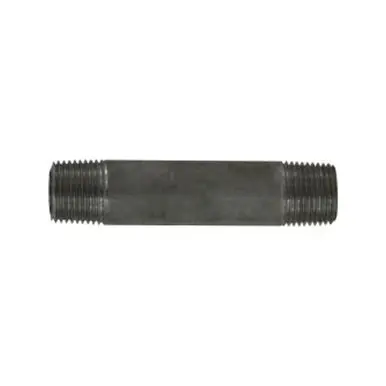 Midland Industries 51049 - Seamless Pipe Nipple, 3/8" MPT x 3/8" MPT, 5-1/2" L, Stainless Steel, SCH