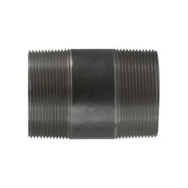 Midland Industries 57200 - Welded Pipe Nipple, 3" MPT x 3" MPT, 2-5/8" L, Steel, Black, SCH 40