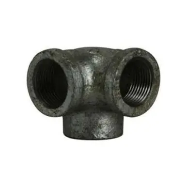 Midland Industries 65583 - Side Outlet Elbow, 1/2" FPT x 1/2" FPT, Iron, Black, 150 lb