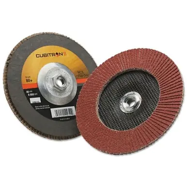 3M 051141-55610 Cubitron II Flap Disc, 7", 80 Grit, 8,600 RPM