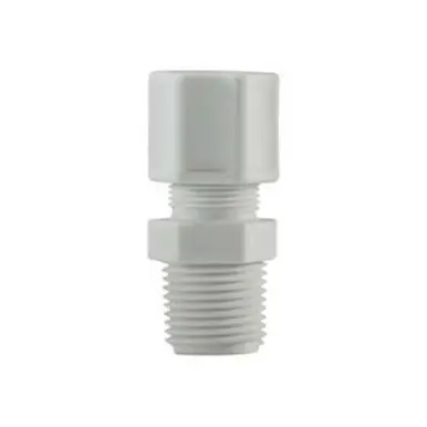 Midland Industries 17193P - Adapter, 1/2" Compression x 1/4" MIP, Polypropylene