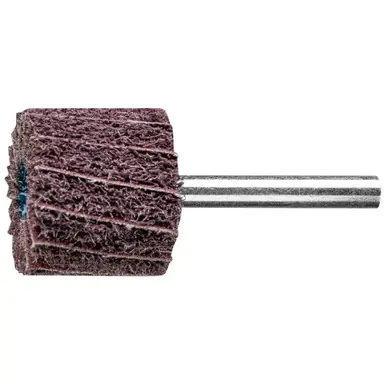 PFERD 46196 1" x 1" POLINOX Mtd. Flap Wheel 1/4" Shank - Interleaved Construction - 100 Grit (10pk)