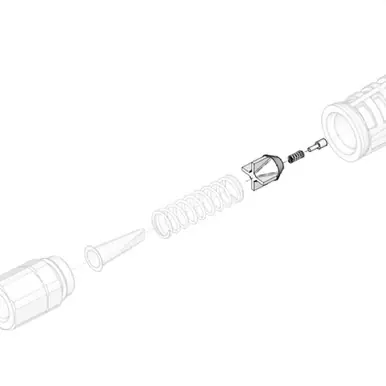 GRACO 25D935 - Replacement Valve w/ Spring for EM8/EM20 Dispense Meters