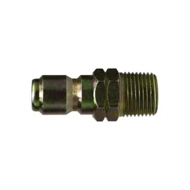 Midland Industries 86042 - Straight Through Quick Disconnect Plug, 1/2" MPT, Steel