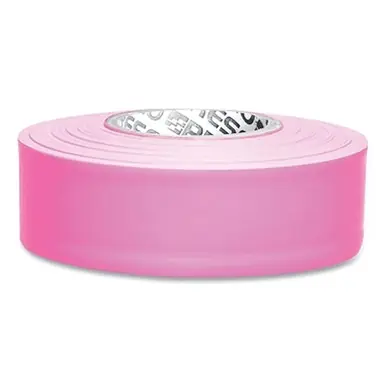 Presco TFP Taffeta Flagging Tape, 1-3/16" x 300‘, Pink (12pk)