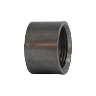 Midland Industries 65774H - Half Merchant Coupling, 3/4" FPT x 3/4" Butt Weld, Steel, Black