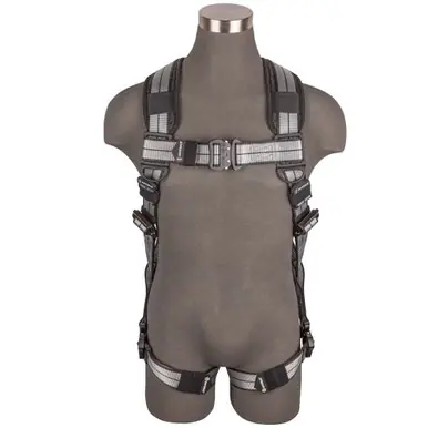 Safewaze 023-1269 - PRO+ Slate Full Body Harness Alu 1D, Alu QC Chest/Legs, Trauma relief (3XL)