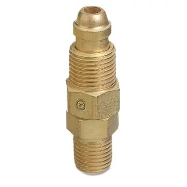 Western AW-428 Inert Arc Hose/Torch Adaptor, Straight, M/M, LH