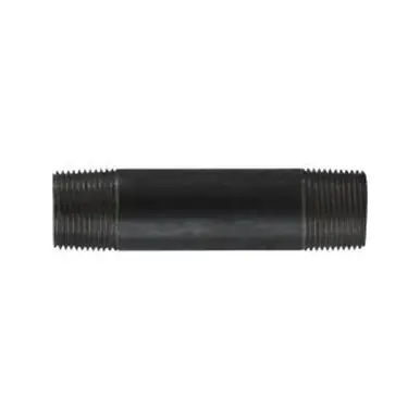 Midland Industries 57106 - Welded Pipe Nipple, 1" MPT x 1" MPT, 4-1/2" L, Steel, Black, SCH 40