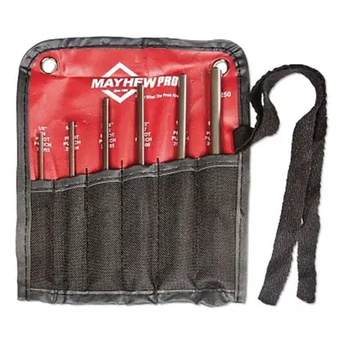 Mayhew Tools 62250 Pilot Punch Kit, 6-Piece, English