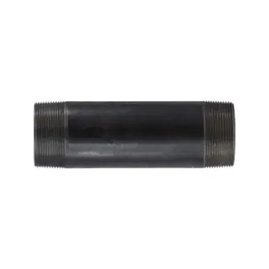 Midland Industries 57161 - Welded Pipe Nipple, 2" MPT x 2" MPT, 2-1/2" L, Steel, Black, SCH 40