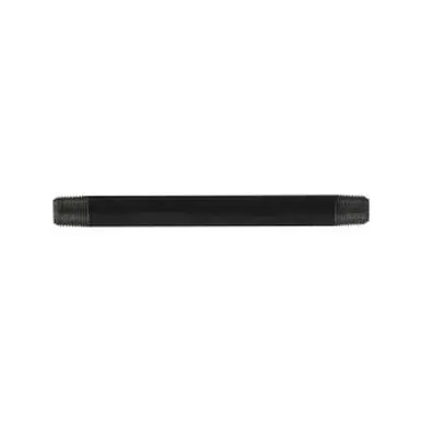 Midland Industries 57006 - Welded Pipe Nipple, 1/8" MPT x 1/8" MPT, 3-1/2" L, Steel, Black, SCH 40
