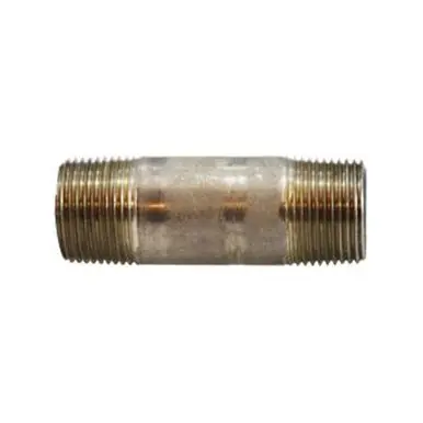 Midland Industries 51081 - Seamless Pipe Nipple, 3/4" MPT x 3/4" MPT, 1-1/2" L, Stainless Steel, SCH