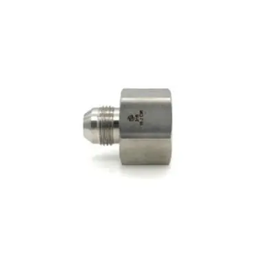 Midland Industries SS2406-12-06 - Pipe Reducer, 3/4" Female 37° JIC Flared x 3/8" Male 37° JIC