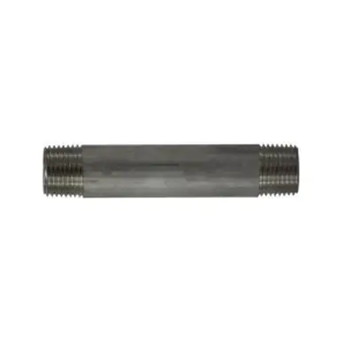 Midland Industries 49066 - Welded Pipe Nipple, 1/2" MPT x 1/2" MPT, 4" L, Stainless Steel, SCH 40