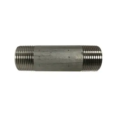 Midland Industries 49104 - Pipe Nipple, 1" 1" 3-1/2" L, Stainless Steel, SCH 40 Schedule