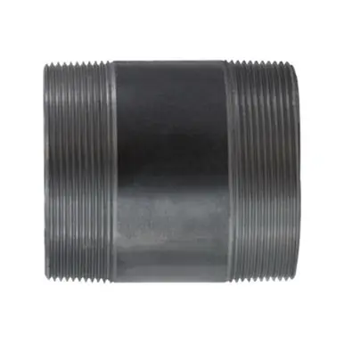 Midland Industries 57320 - Pipe Nipple, 8" 8" 3-1/8" L, Steel, Black, SCH 40 Schedule