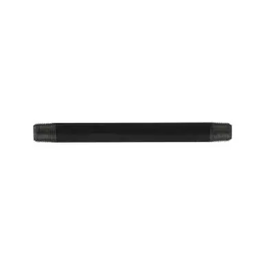 Midland Industries 57002 - Welded Pipe Nipple, 1/8" MPT x 1/8" MPT, 1-1/2" L, Steel, Black, SCH 40