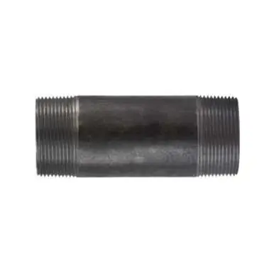 Midland Industries 57182 - Welded Pipe Nipple, 2-1/2" MPT x 2-1/2" MPT, 3-1/2" L, Steel, Black, SCH