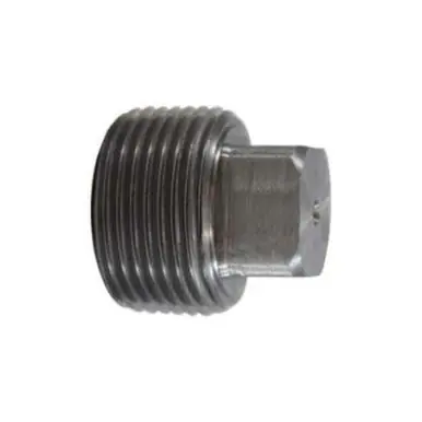Midland Industries 67658 - Solid Square Head Plug, 2" NPT(M), Steel, Black