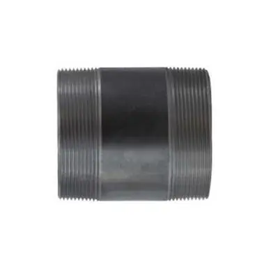 Midland Industries 57332 - Welded Pipe Nipple, 4" MPT x 4" MPT, 10" L, Steel, Black, SCH 40